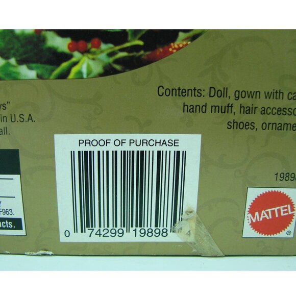 Vintage 1998 Snow White Holiday Princess Barbie - Picture 8 of 12